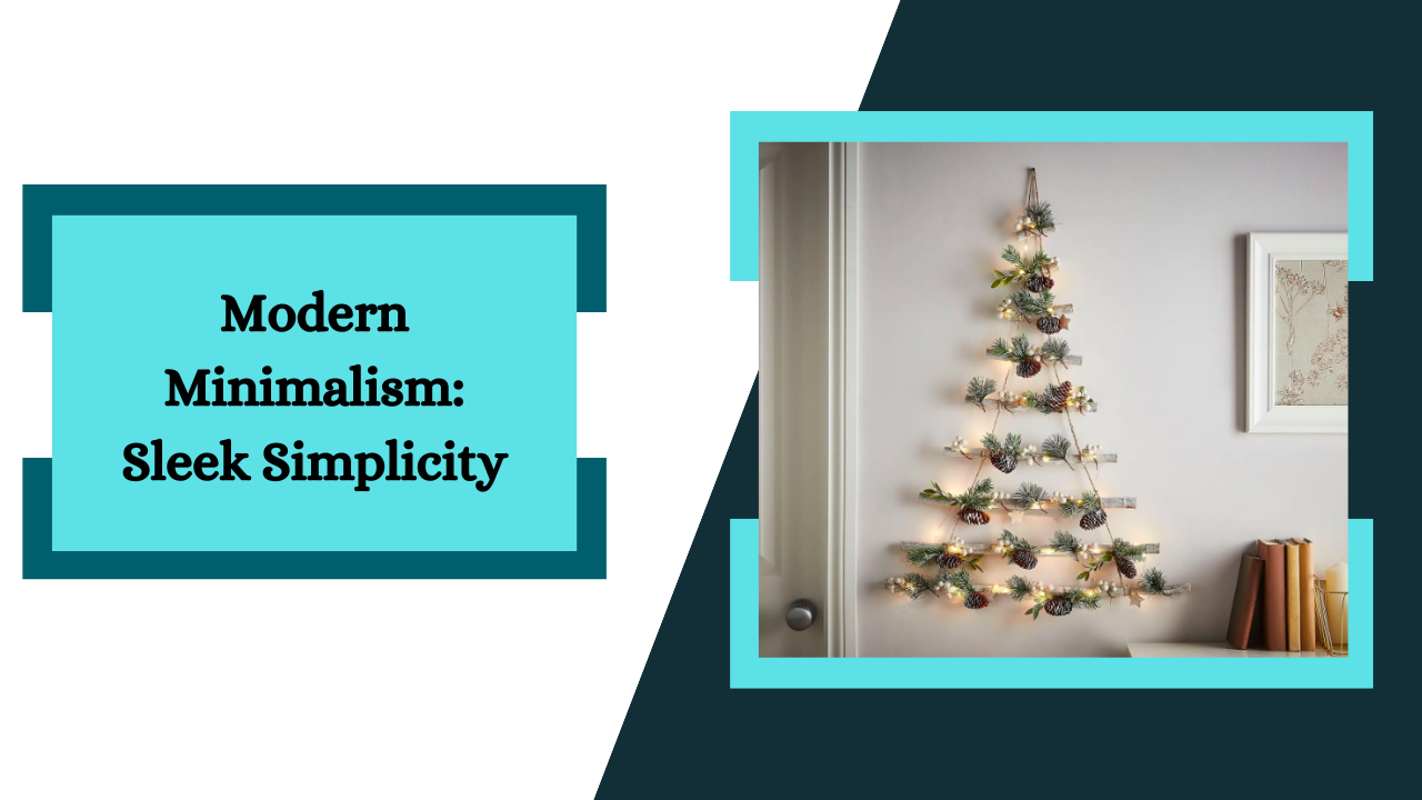 Modern Minimalism Christmas tree decorating