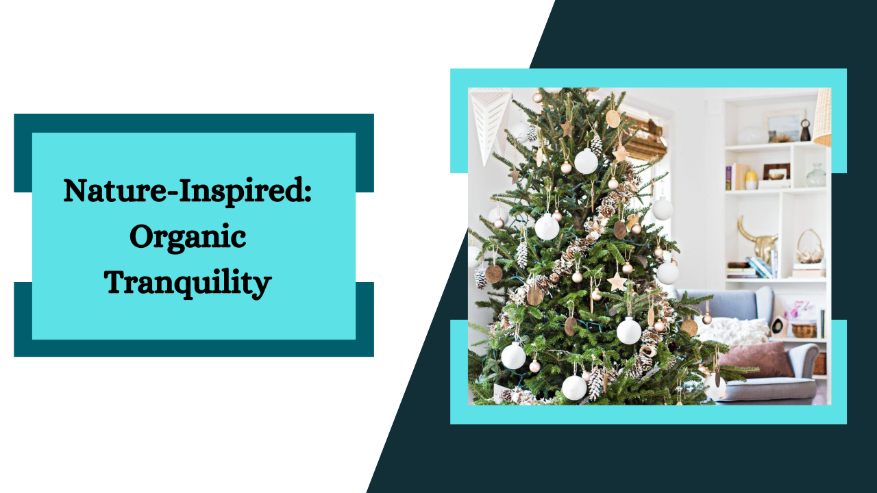 Nature-Inspired Christmas tree decorating