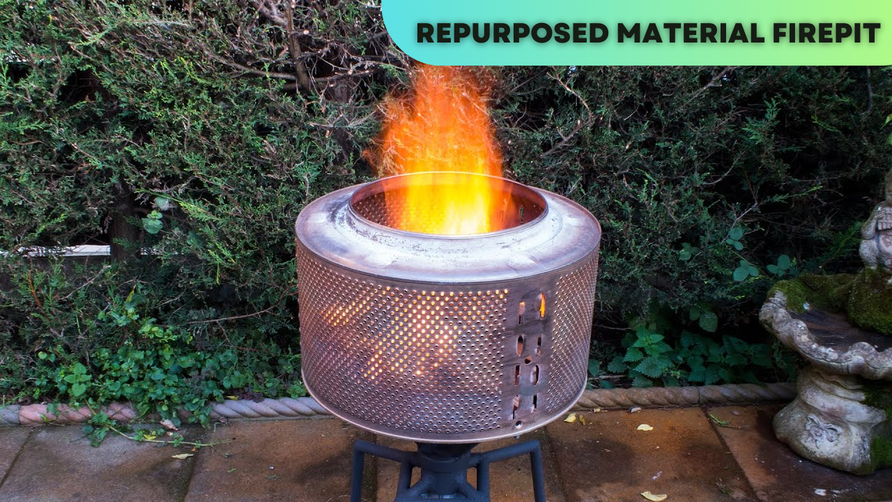 Repurposed Material Firepit