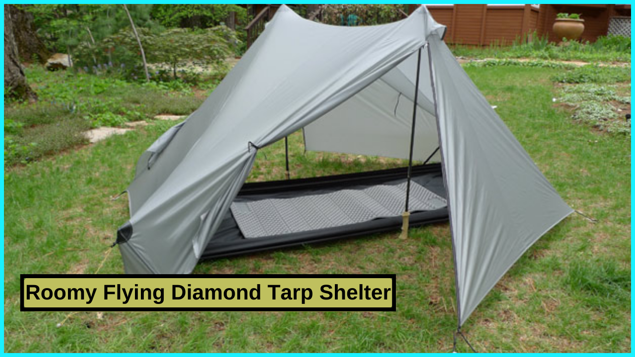 Roomy Flying Diamond Tarp Shelter