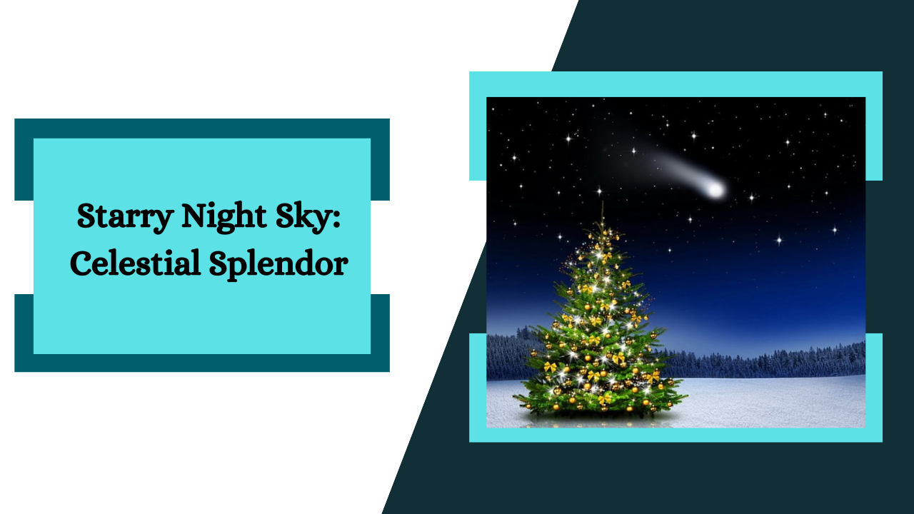Starry Night Sky Christmas tree decorating