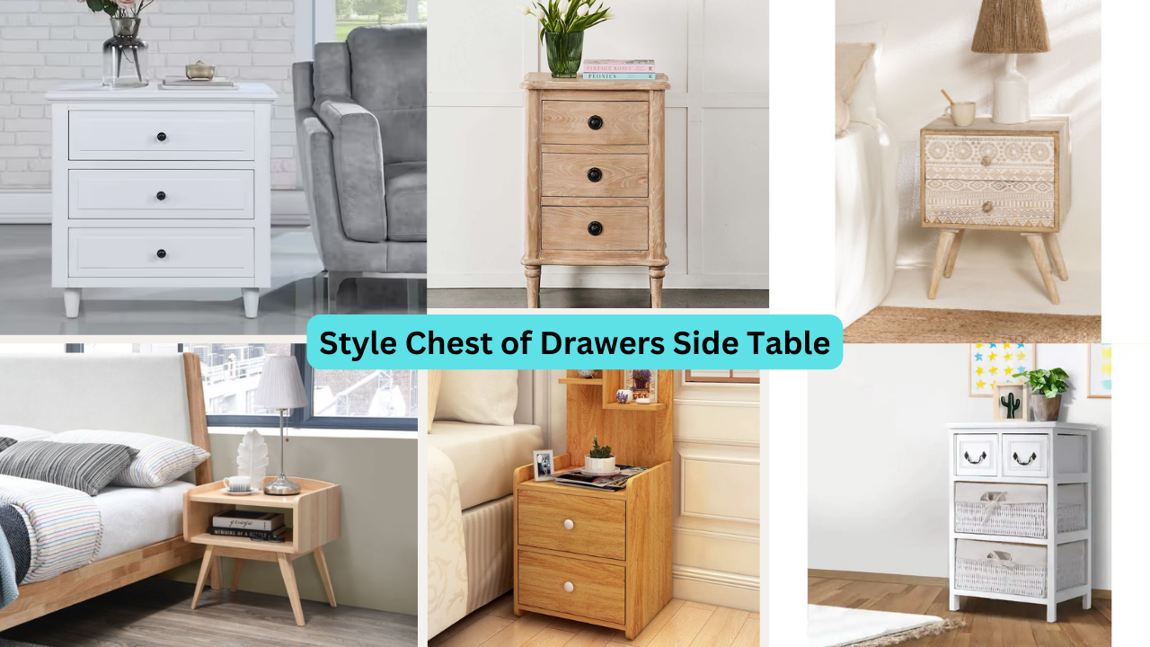 Style Chest of Drawers Side Table