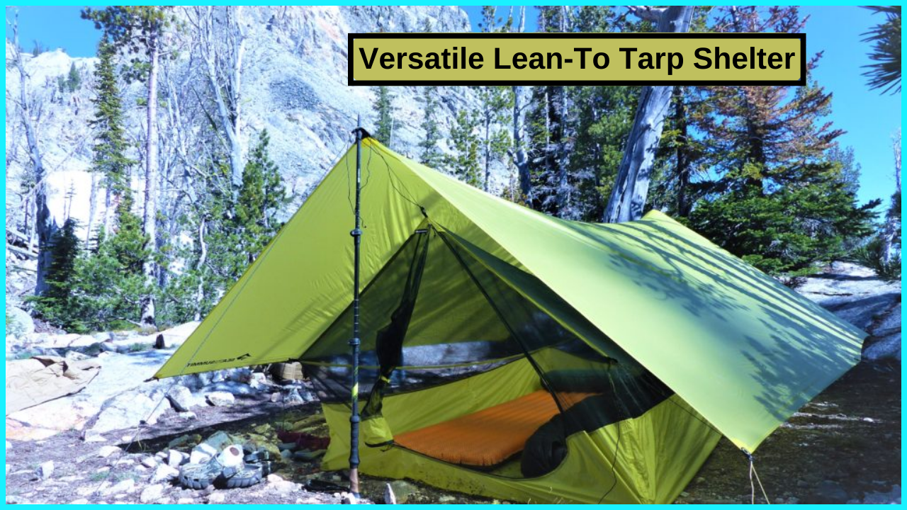 Versatile Lean-To Tarp Shelter