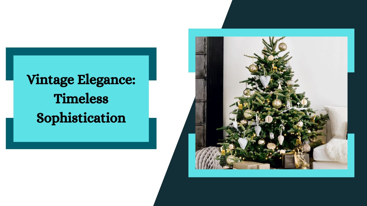 Vintage Elegance Christmas tree decorating