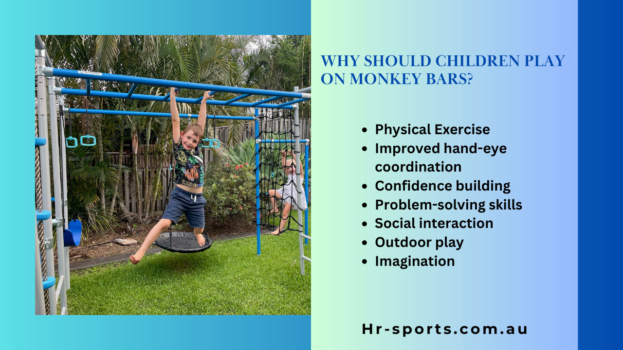 Children Play on Monkey Bars