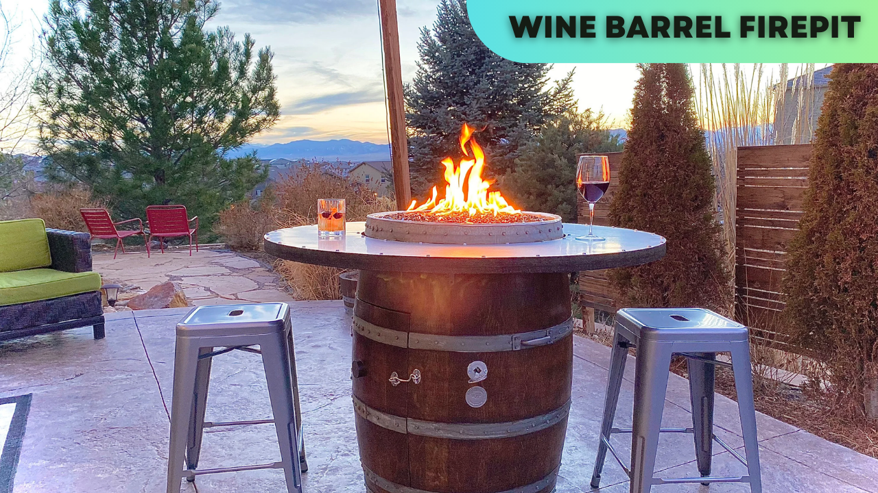 Wine Barrel Firepit