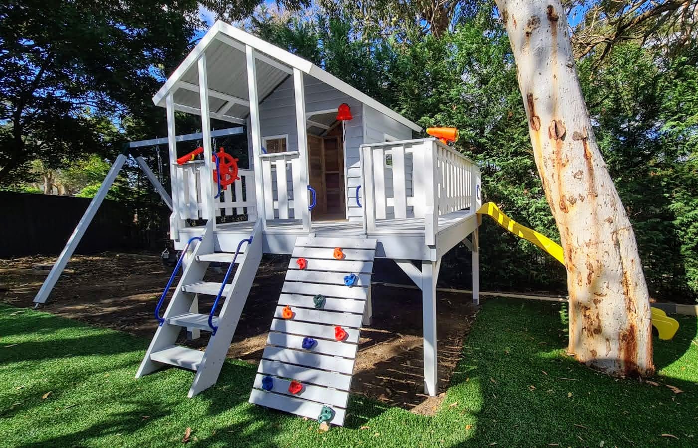 large backyard