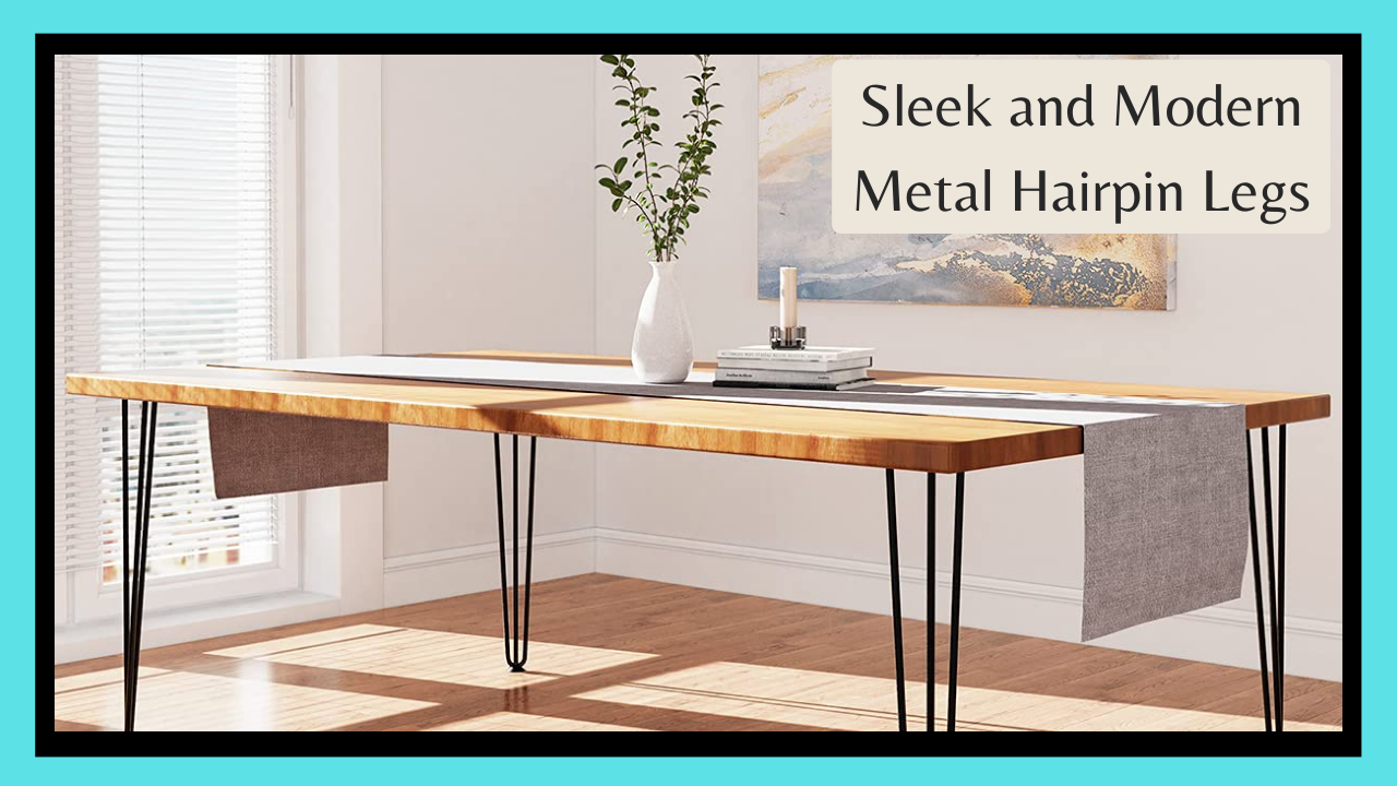 Sleek and Modern Metal Hairpin Legs