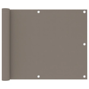 Balcony Screen Taupe 75x300 cm Oxford Fabric