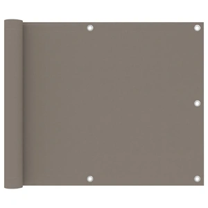 Balcony Screen Taupe 75x400 cm Oxford Fabric