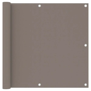 Balcony Screen Taupe 90x300 cm Oxford Fabric