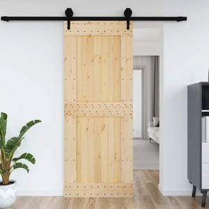 Door NARVIK 90x210 cm Solid Wood Pine