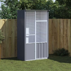 Bird Cage Anthracite 115x78x200 cm Galvanised Steel