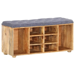 Hall Bench 100x35x47 cm Solid Mango Wood