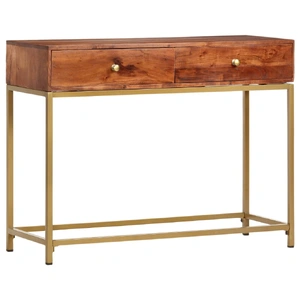 Console Table 100x35x76 cm Solid Wood Acacia