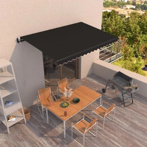 Automatic Retractable Awning 450x300 cm Anthracite