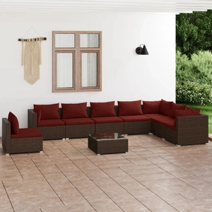 Brown and Cinnamon Red