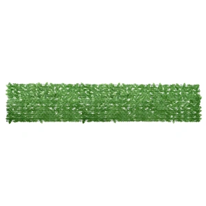 Balcony Screen with Green Leaves 400x75cm