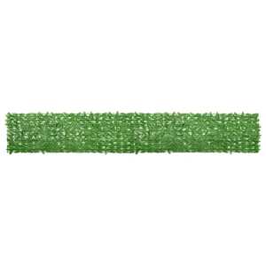 Balcony Screen with Green Leaves 500x75 cm