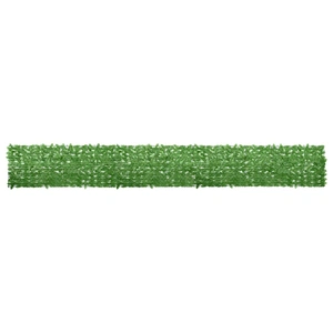 Balcony Screen with Green Leaves 600x75 cm