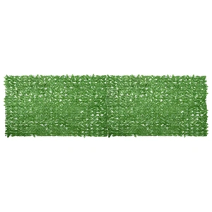 Balcony Screen with Green Leaves 500x150 cm