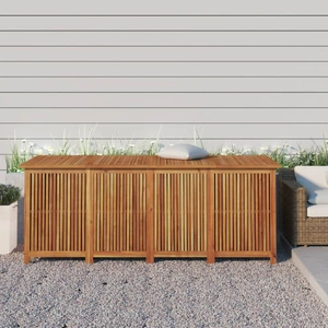 Garden Storage Box 200x80x75 cm Solid Wood Acacia