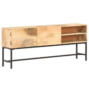 Sideboard 145x30x60 cm Solid Mango Wood