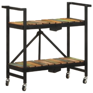  Kitchen Trolley 87x36x81 cm Solid Reclaimed Wood