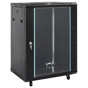 15U Network Cabinet 19" IP20 Black 60x45x86 cm