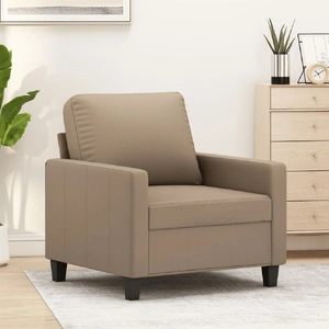 Sofa Chair Cappuccino 60 cm Faux Leather
