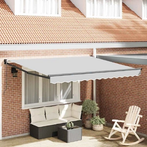 Retractable Awning Frame Anthracite 350 x 250 cm Aluminium