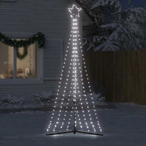 LED Christmas Tree 447 LEDs Cold White 240 cm