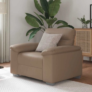 Sofa Chair Cappuccino 60 cm Faux Leather