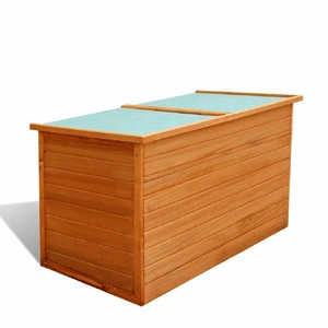 Garden Storage Box 126x72x72 cm Wood