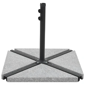 Umbrella Weight Plate Granite 15 kg Triangular Grey