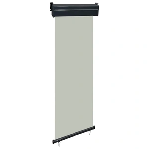 Balcony Side Awning 65x250 cm Grey