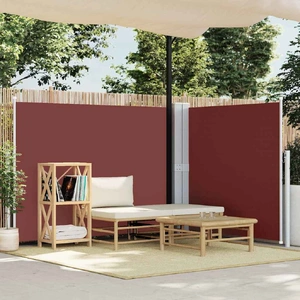 Retractable Side Awning Brown 140x600 cm