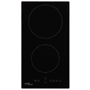 Ceramic Hob with 2 Burners Touch Control 3000 W