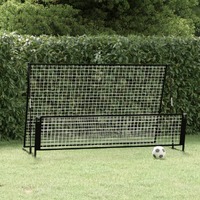 2 in 1 Soccer Rebounder Football Goal 202x104x120 cm Steel