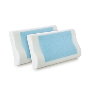 Royal Comfort - Gel Memory Foam Pillow Contour - Twin Pack