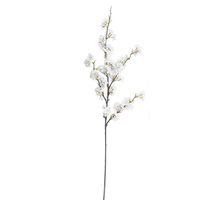 10X Artificial Silk Flower Fake Cherry Blossom Bouquet Table Decor White