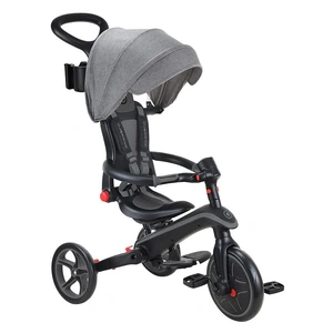 Globber EXPLORER 4in1 Trike FOLDABLE - Black/Grey