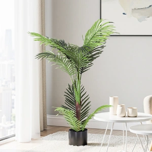 Artiss 100cm Artificial Palm Tree Faux Trees Indoor Decor Artificial Plants Lifelike Plant