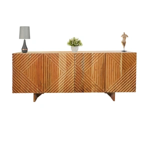 Sideboard Acacia Wood Natural Stonewash Finish