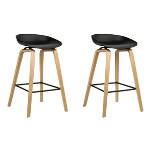 2x Bar Stools Wooden