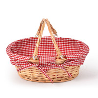 Picnic Basket Baskets Outdoor Deluxe