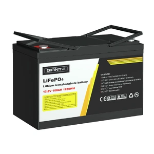 12V 100Ah Lithium Battery LiFePO4 Deep Cycle Box Solar Caravan Camping
