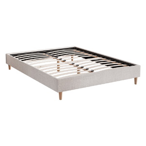 Bed Frame Queen Size Beige
