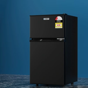 80L Bar Fridge Mini Freezer Refrigerator Black