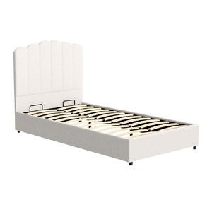 Bed Frame King Single Size Boucle FION